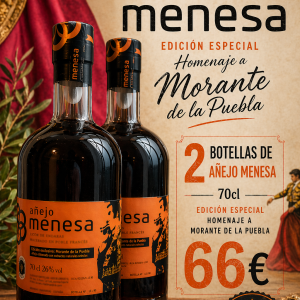 Oferta 2 Botellas Añejo Menesa Morante de la Puebla