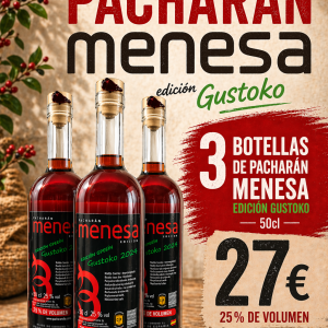 Oferta 3 botellas Gustoko
