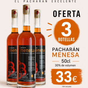Oferta especial Pacharán Menesa
